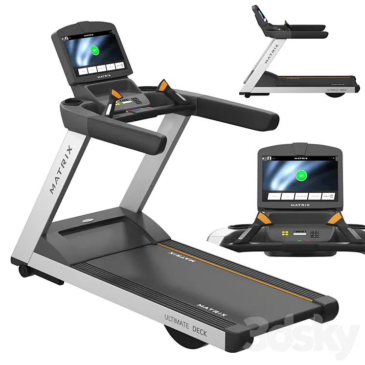 Matrix T7xi Treadmill 3D Model
