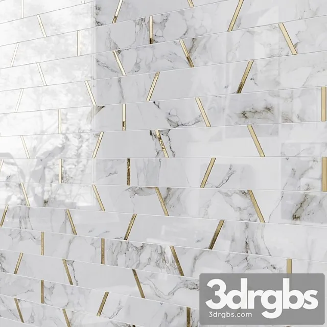 Matrix trapezoid tile 3D Model Free