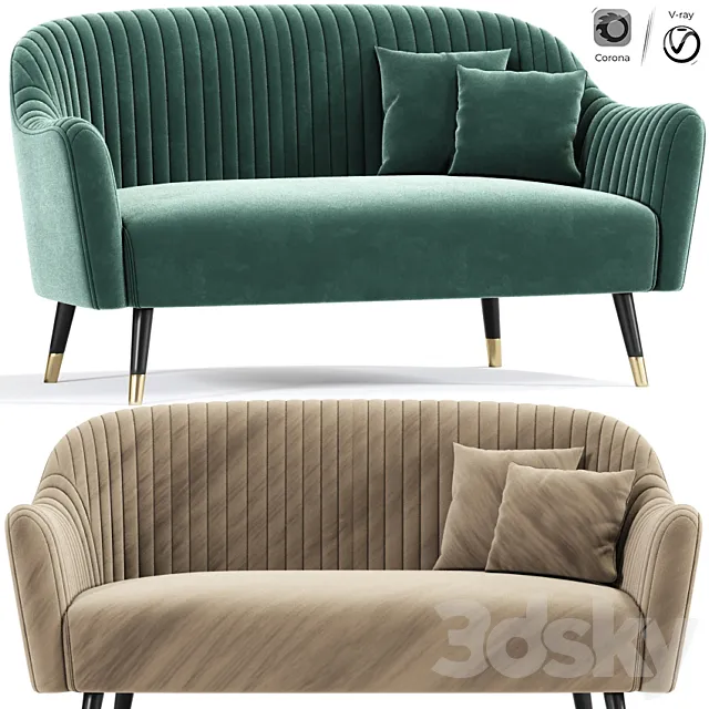Matt blatt anna seater sofa 3D Model