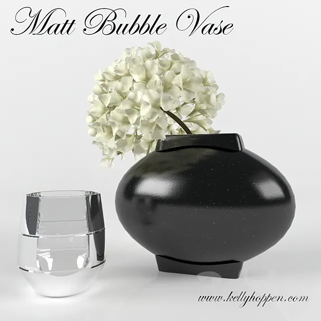 Matt Bubble Vase 3D Model