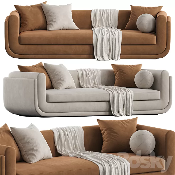 Matteo sofa RH 3D Model Free