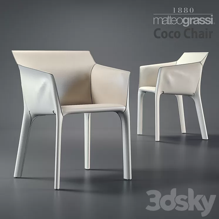 Matteograssi coco chair 3D Model