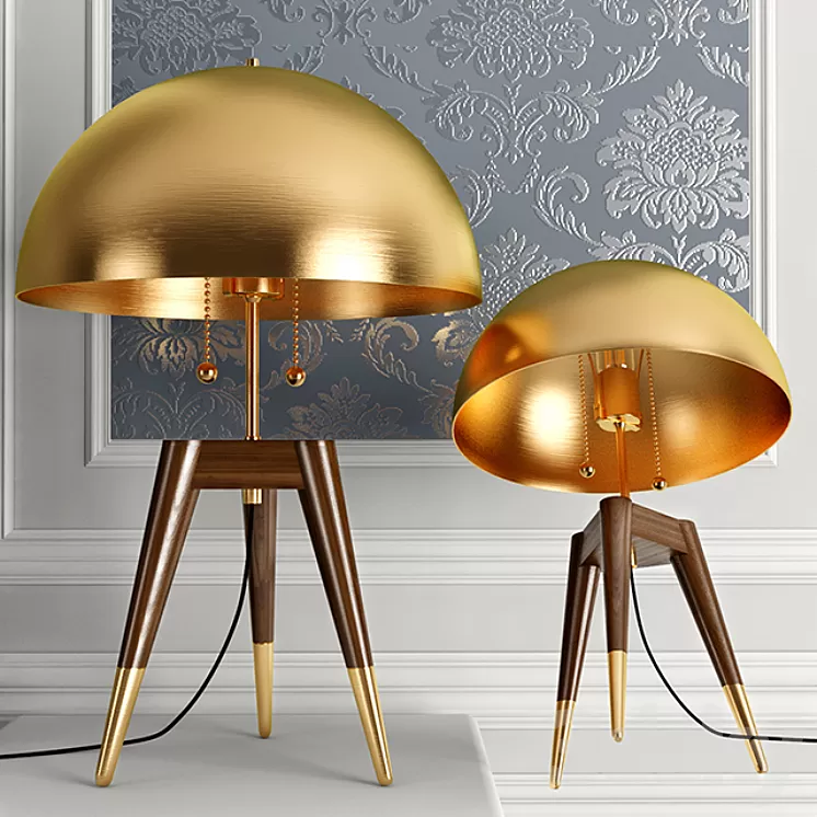 Matthew Fairbank Fife Tripod Table Lamp 3D Model