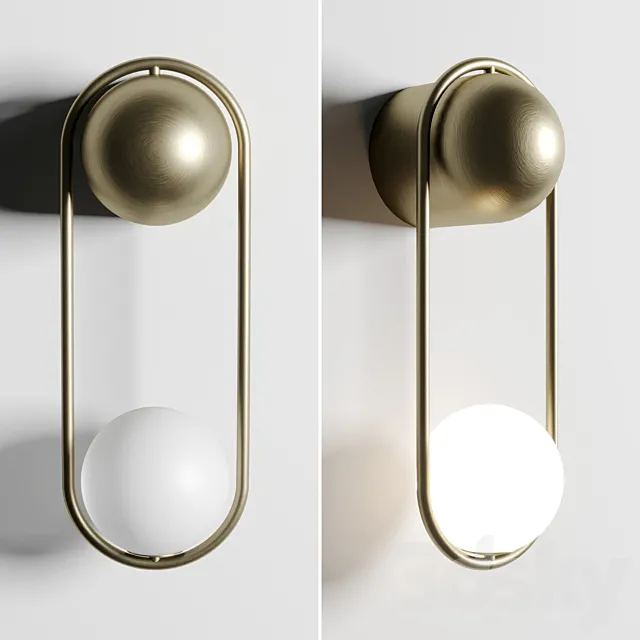 Matthew McCormick Mila Sconce wall light 3DModel