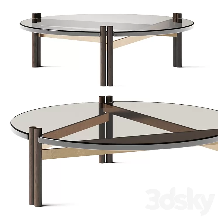 Matthieu Recope De Tilly H Round Coffee Table 3D Model