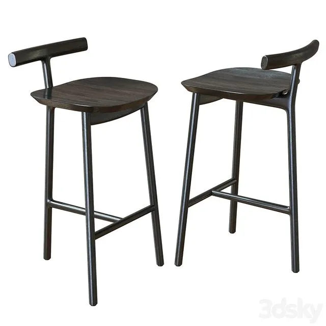 Mattiazzi MC7 Radice bar stool 3D Model