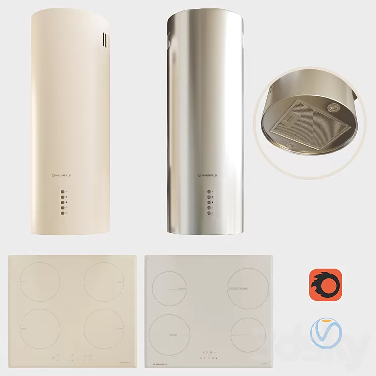 Maunfeld Set 2 3D Model