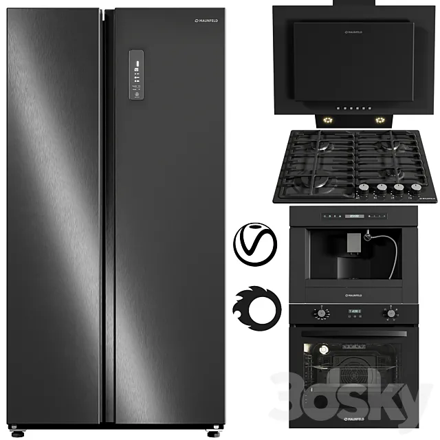 Maunfeld Set01 3D Model