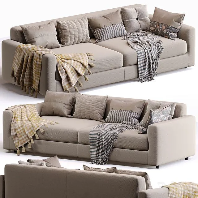 Mauro Lipparini sofa 3D Model