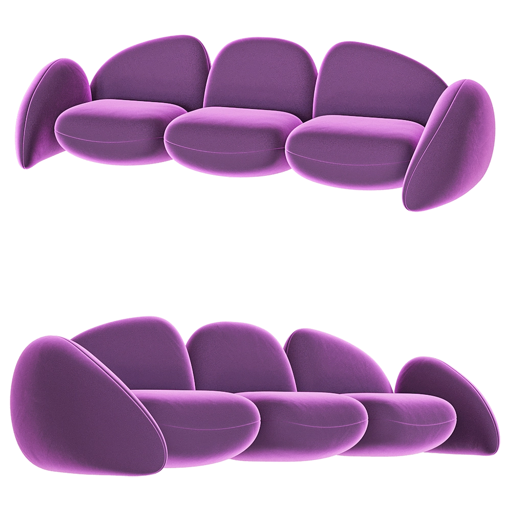 MAVIMATT - Sofa 3 seats size LITHOS 3D Model