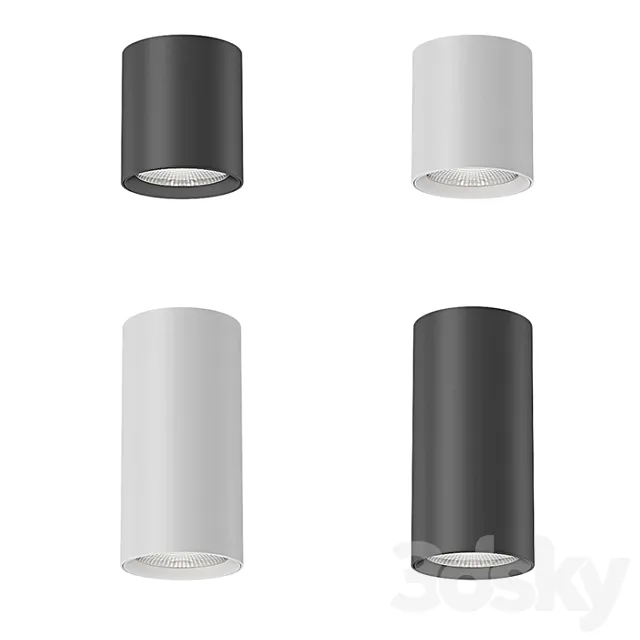 Mawa - Recessed Spotlights Seventies 23 & 33 3DModel