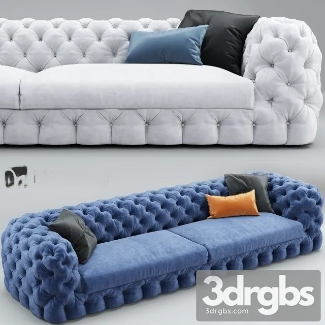 Max Divan Sofa 3D Model Free