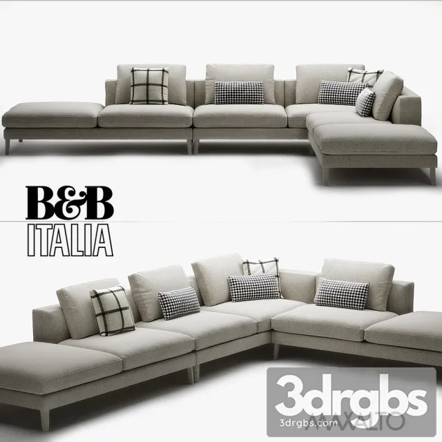 Maxalto Dives Sofa 3D Model Free
