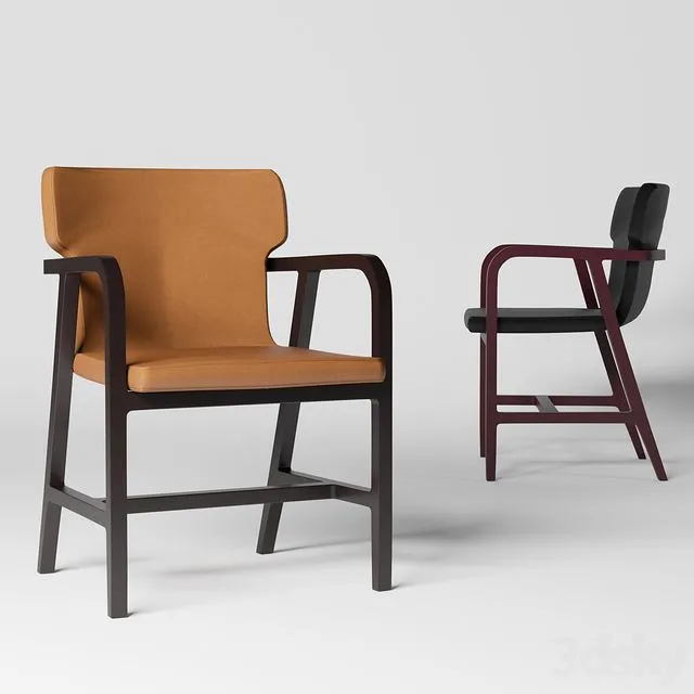 Maxalto Fulgens Chair 3D Model
