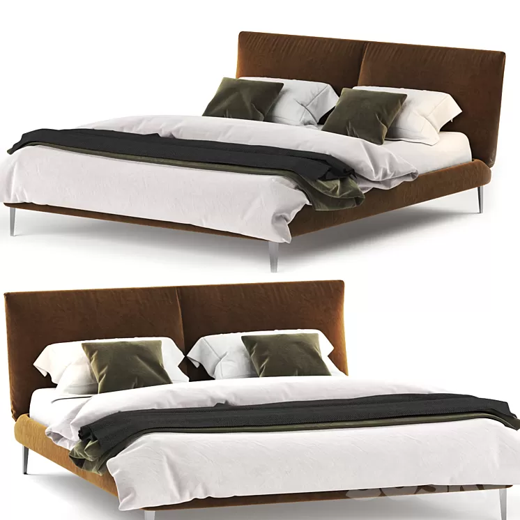 Maxalto SELENA Bed 3D Model Free