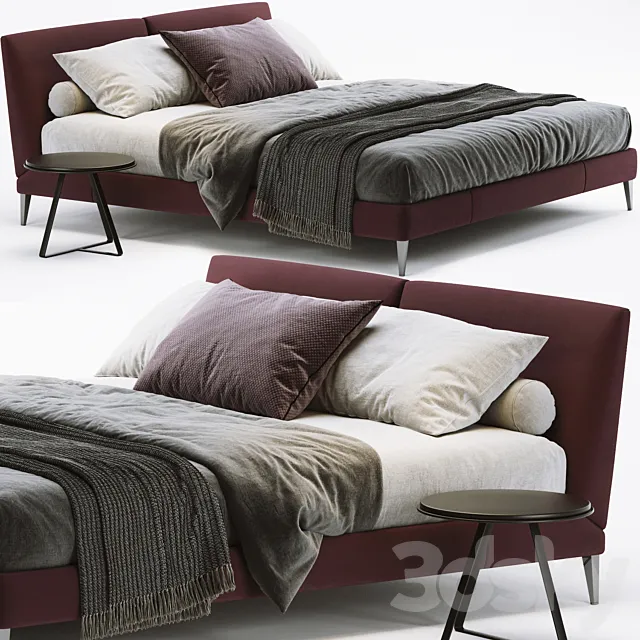 Maxalto Selene Bed 3D Model