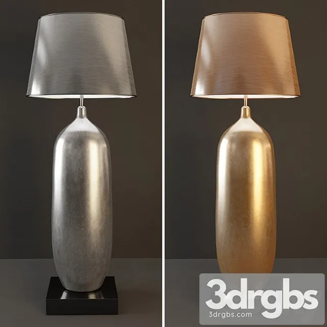 Maxlight Class Floor Lamp Silver And Gold 3D Model Free