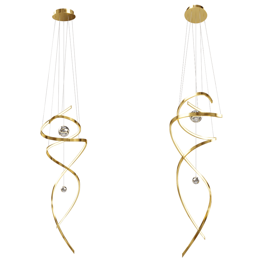 Maxlight - Pendant lamp Ritz P0427D 3D Model