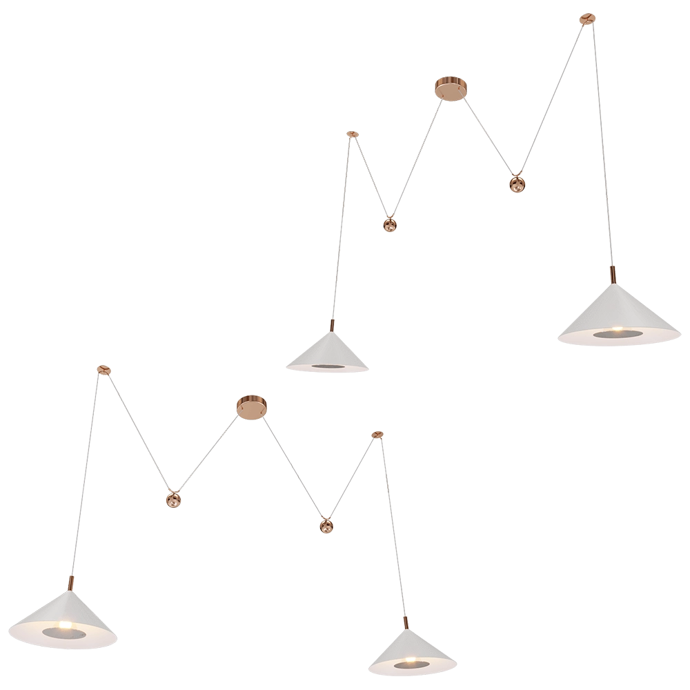 Maxlight - Pendant lamp Vulcano II P0506 3D Model