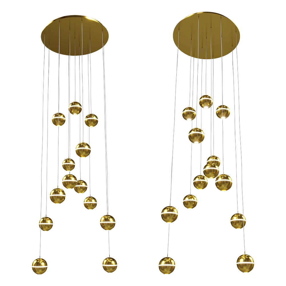 Maxlight - Pendant lamp Zen P0317 3D Model