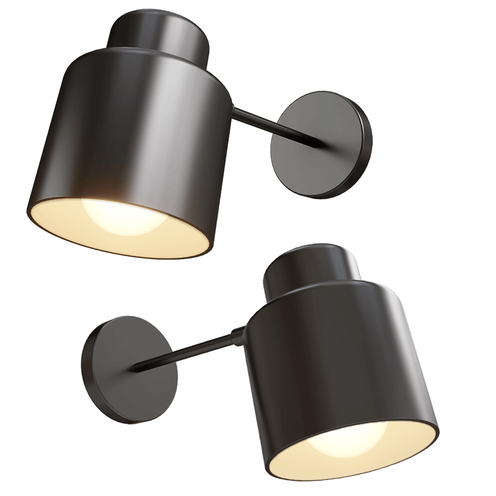Maxlight - Wall lamp Black 3D Model