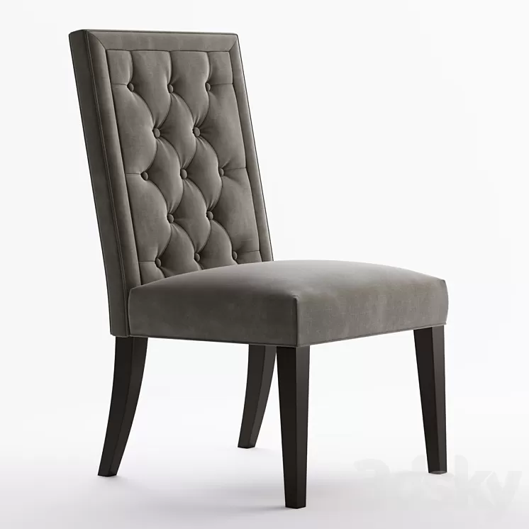 Maxwell Side Chair - Espresso 3D Model