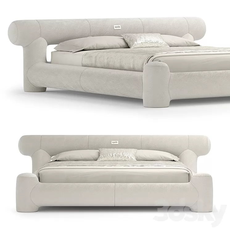 Maya Bed 3D Model Free