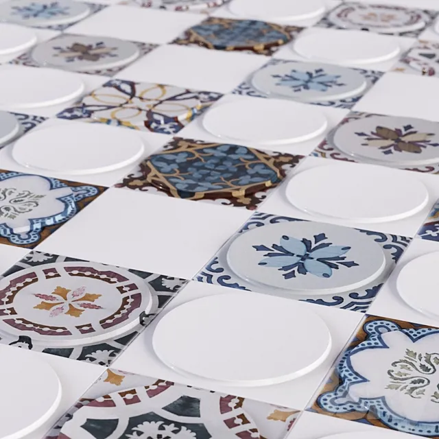 Mayolica Vintage MIX MOON 3DModel