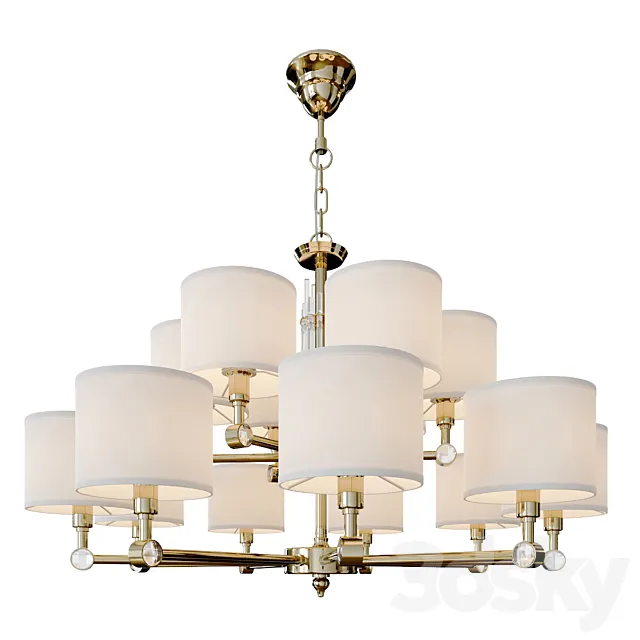 Maytoni Alloro chandelier lamp 3D Model