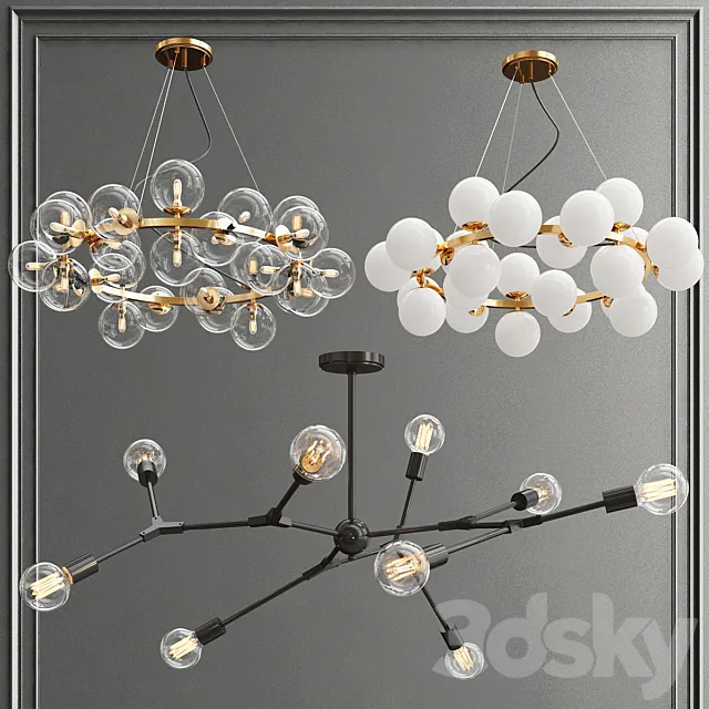 Maytoni and Trazos Chandelier 3D Model