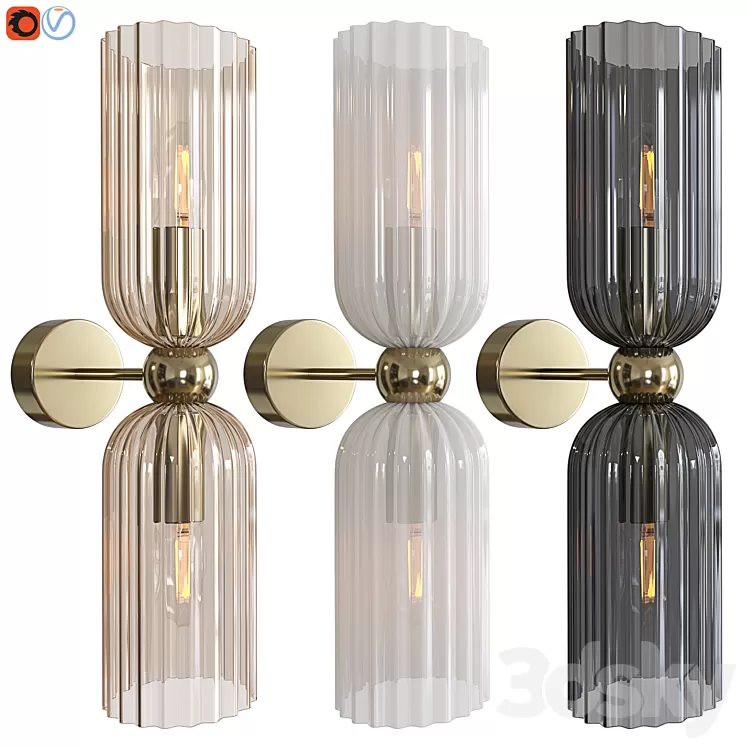 Maytoni Antic MOD302WL-02GR MOD302WL-02CG MOD302WL-02W 3D Model Free