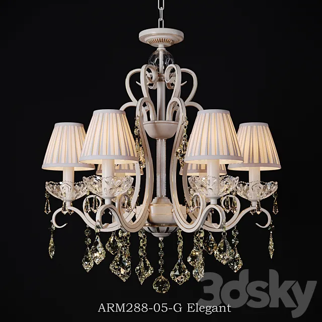 Maytoni ARM288-05-G Elegant 3DModel