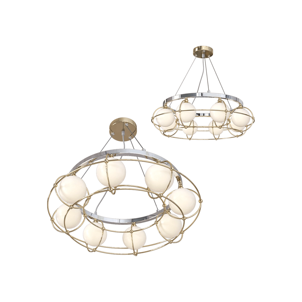 Maytoni - Chandelier Carcass MOD312PL-08GCH 3D Model