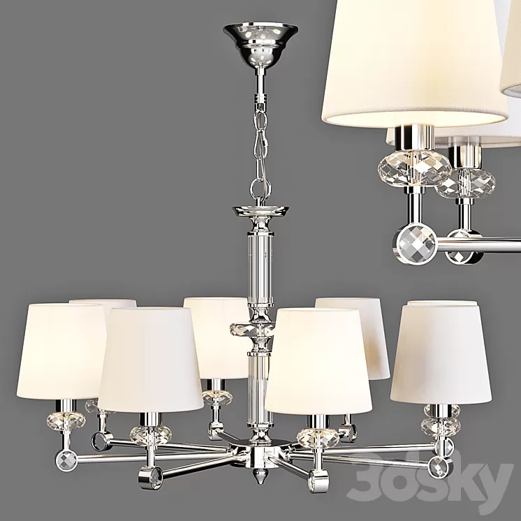 Maytoni: Chandelier - Riverside (MOD018PL-08CH) 3D Model