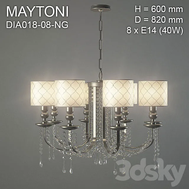 Maytoni dia018-08-NG 3DModel
