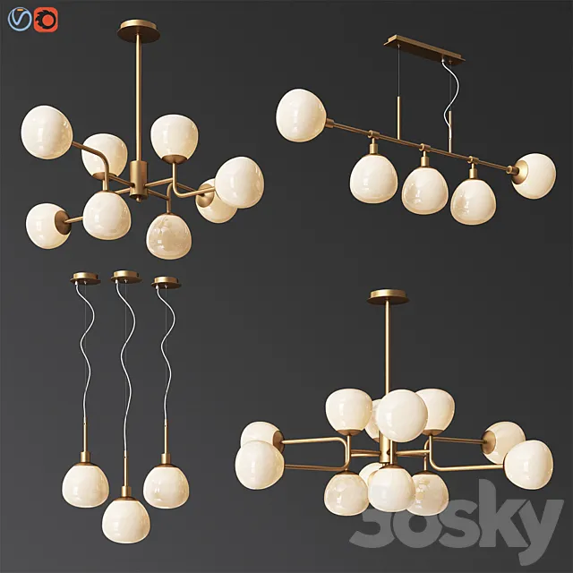 Maytoni Eric Celing Light Set 3D Model