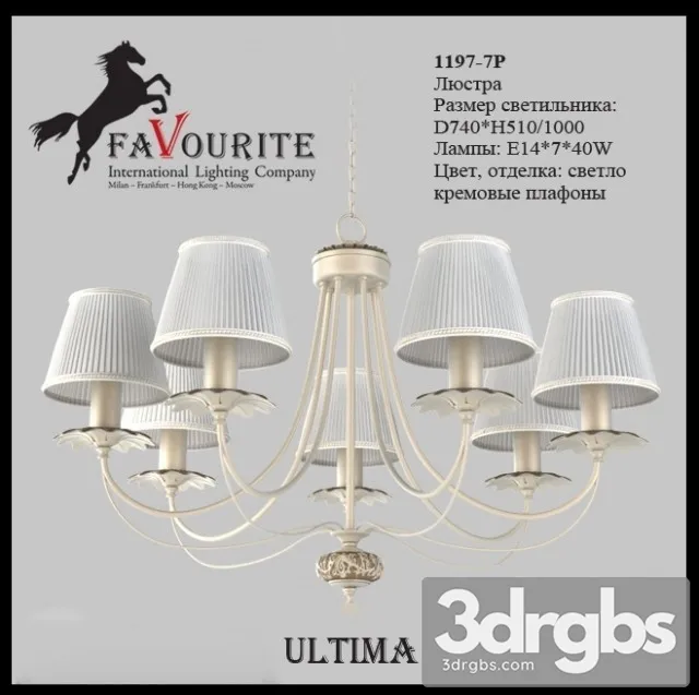 Maytoni Lighting Olivia Elegant Chandelier 3D Model Free