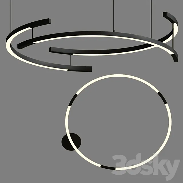 Maytoni Line MOD054PL-L52B3K Free Download