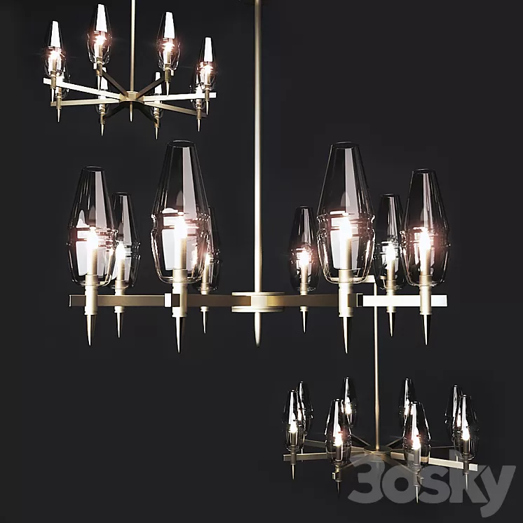 Maytoni Lita H002PL-08G 3D Model