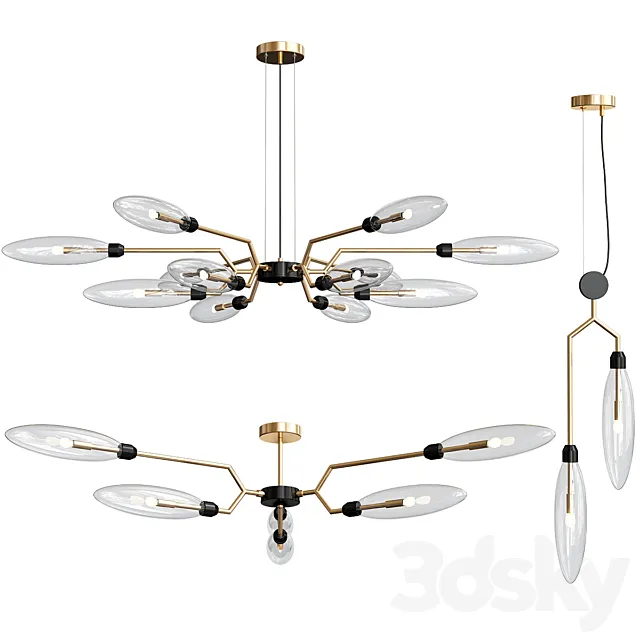 Maytoni MOD012CL Ventura Set 3D Model