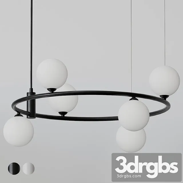 Maytoni Modern Pendant Ring Light Black And White 3D Model Free