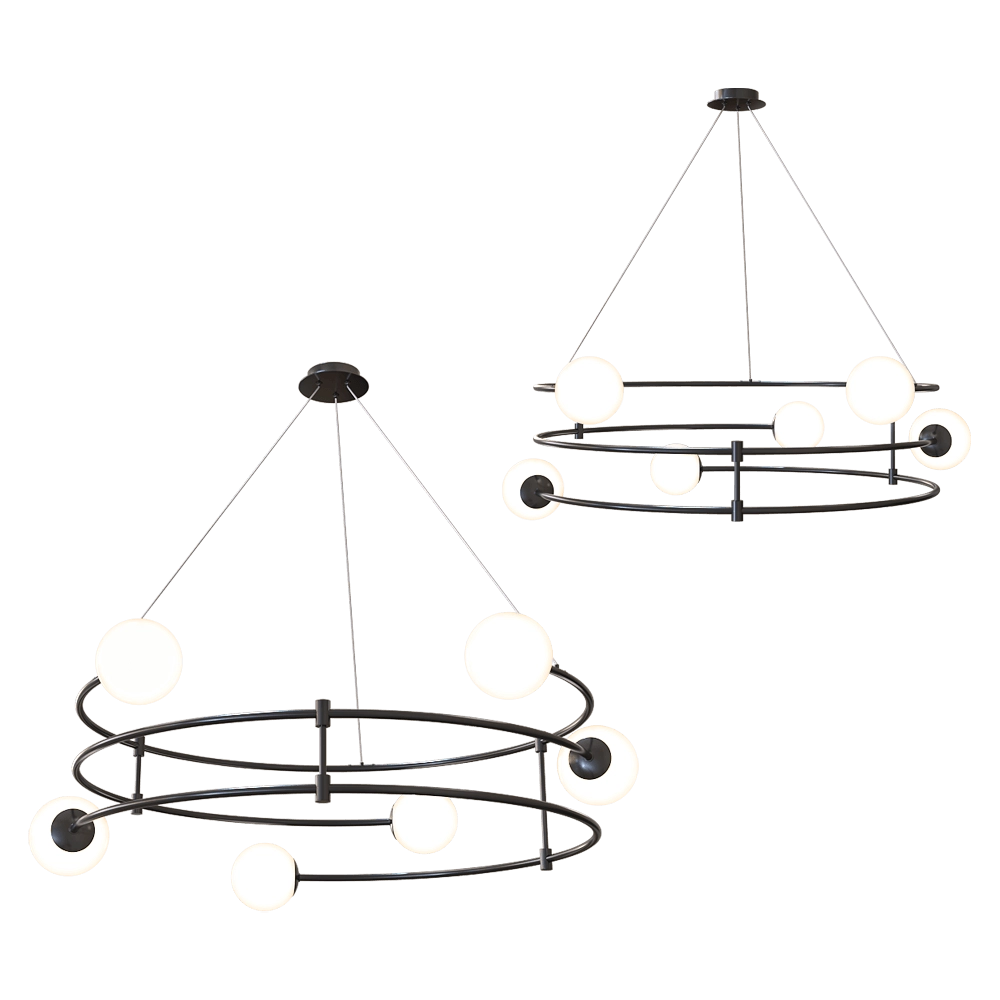 Maytoni - Pendant lamp Balance MOD317PL-06B 3D Model