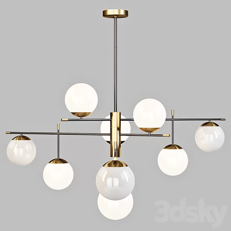 Maytoni: Pendant Lamp - Nostalgia (MOD048PL-09G) 3D Model