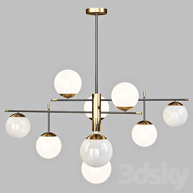 Maytoni: Pendant Lamp - Nostalgia (MOD048PL-09G) 3DModel