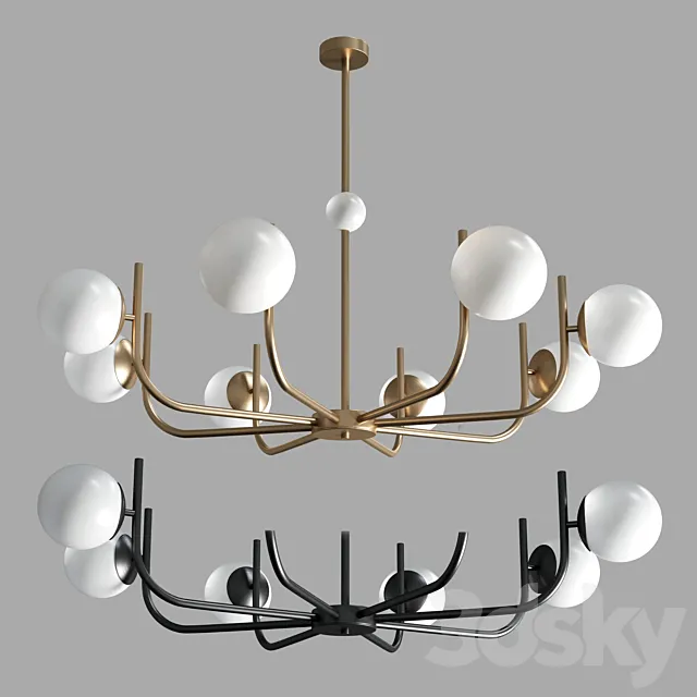Maytoni Pendant Lamp Rendez-vous gold & black 3DModel