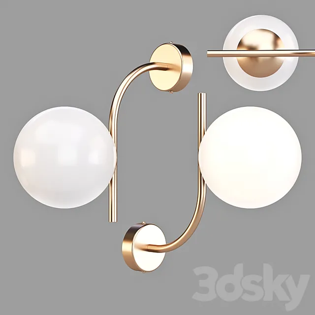 Maytoni: Rendez-Vous (MOD109Wl-01BS) - Wall Lamp 3DModel