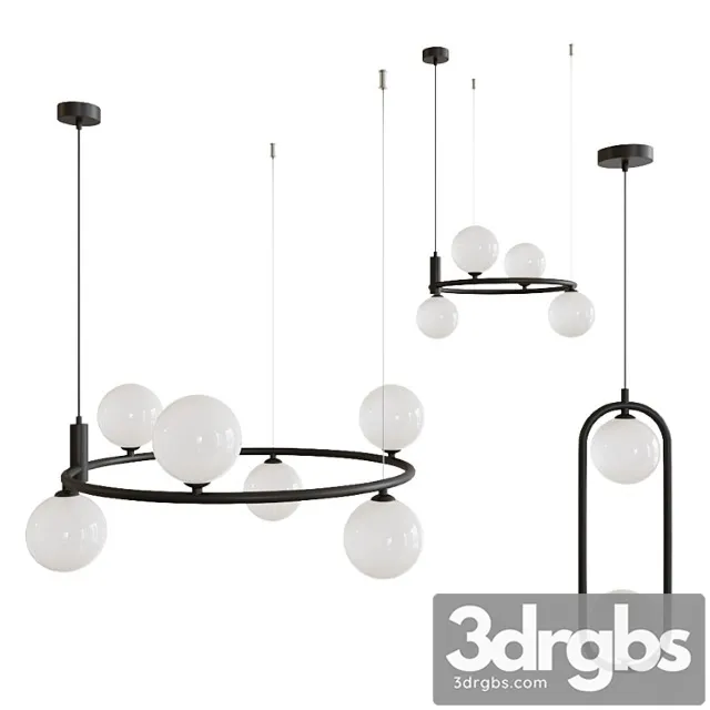 Maytoni ring set 3D Model Free