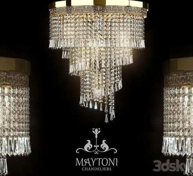 Maytoni T522-PT40-50-(G) 3D Model