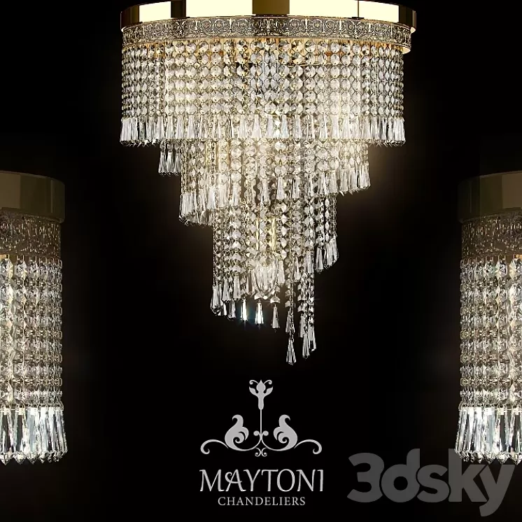 Maytoni T522-PT40-50-(G) 3D Model