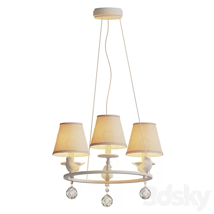 Maytoni voyage chandelier 3D Model